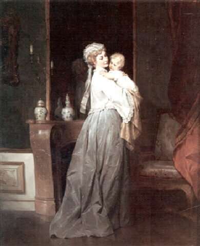 Motherly affection by Romanticism