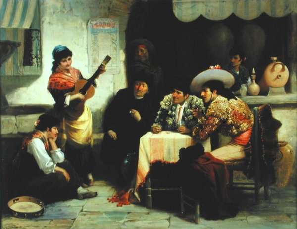 In A Spanish Tavern by Romanticism