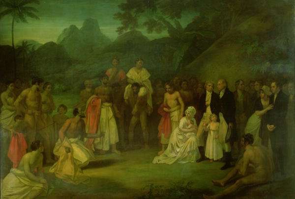 The Cession of Matavi by the High Priest of Tahiti by Romanticism