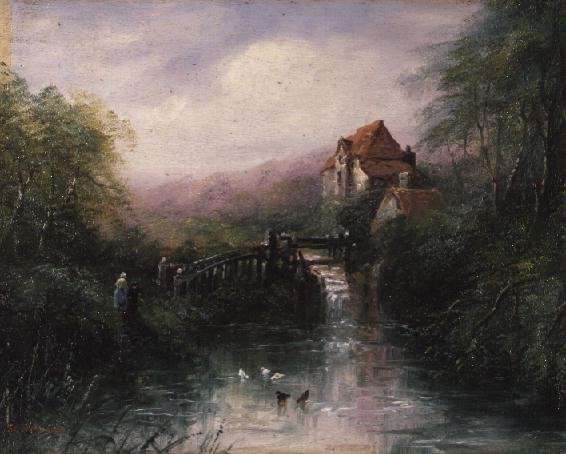 The Millstream by Romanticism