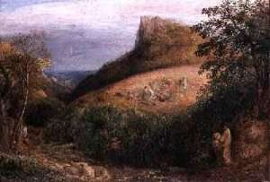 A Pastoral Scene by Romanticism