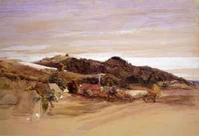 Underriver Hills, Near Sevenoaks, Kent, from the Grounds of J. Herries, Esq. c.1840 by Romanticism