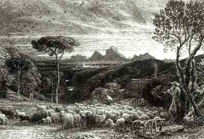 Opening the Fold, Early Morning, 1880 by Romanticism