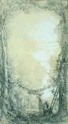 The Vintage, design for an illustration for Pictures from Italy by Charles Dickens by Romanticism