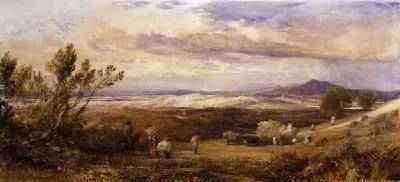 The Cornfield, Cloudy Morning by Romanticism