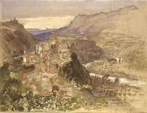 Italian Landscape by Romanticism