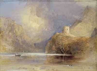 Dolbadern Castle, Llanberis, North Wales by Romanticism