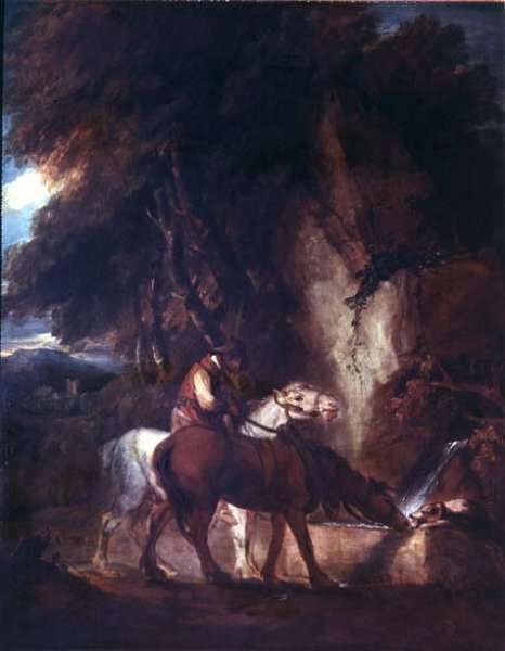 Horse Drinking by Romanticism