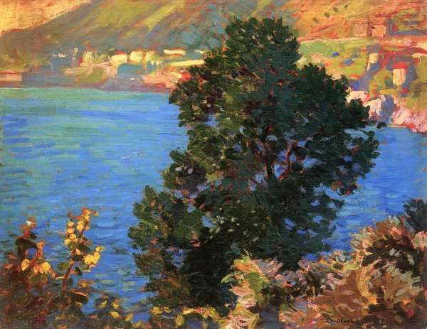 Olive Tree at the Seaside by Romanticism