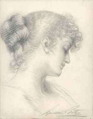 Study for Evensong by Romanticism