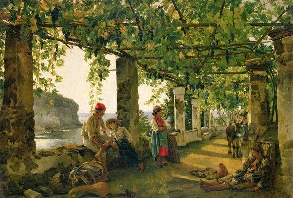 Verandah with twisted vines, 1828 by Romanticism