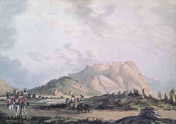 The Fort of Nandidong during the third Mysore War by Romanticism