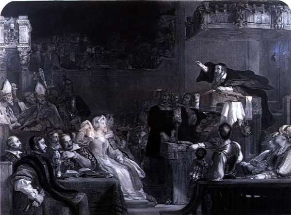 The Preaching of John Knox, c.1837 by Romanticism