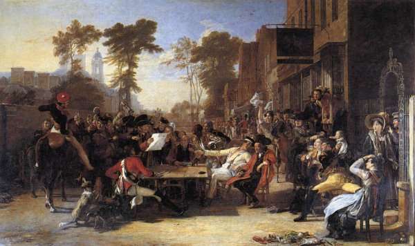 Chelsea Pensioners Reading the Waterloo Dispatch 1818-22 by Romanticism