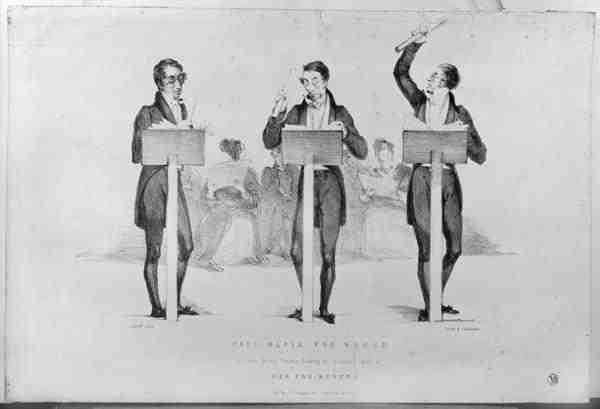 Carl Maria von Weber 1786-1826 at Covent Garden Theatre Leading his Celebrated Opera of Der Freischutz by Romanticism