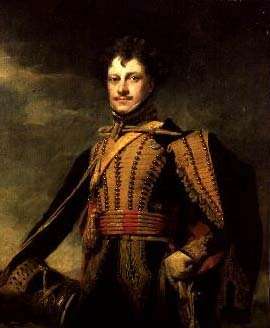 Lt. Col. Sir John James Fraser in Hussar uniform by Romanticism