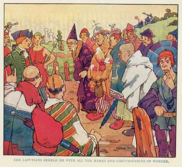 The Laputians beheld me with all the marks and circumstances of wonder by Romanticism