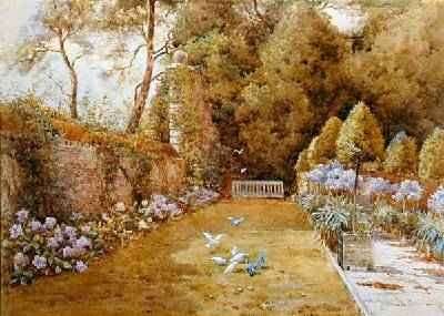 The Court Garden Hinton by Romanticism
