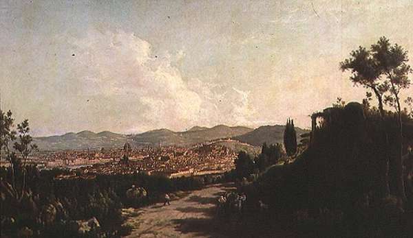 View of Florence from Bellosguardo by Romanticism