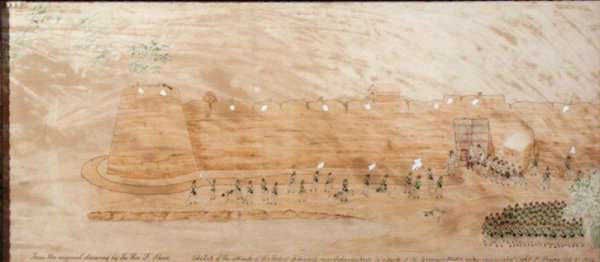 Sketch of the attack on Koonja, 3rd October 1824 by Romanticism
