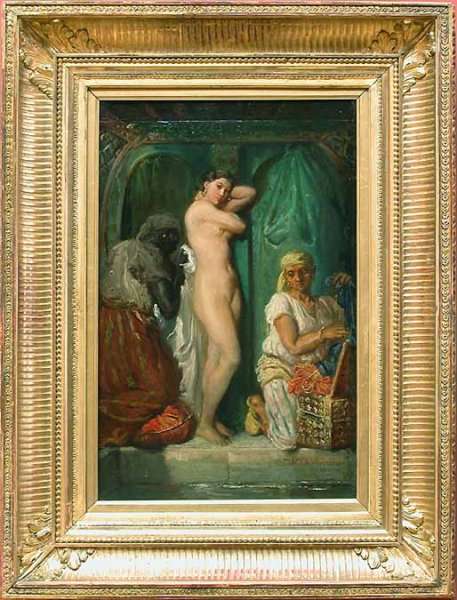 Un bain au sérail (A Bath in the Harem) by Romanticism