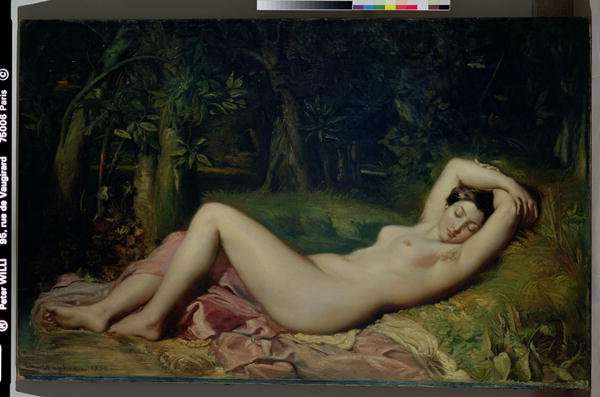 Sleeping Nymph, 1850 by Romanticism