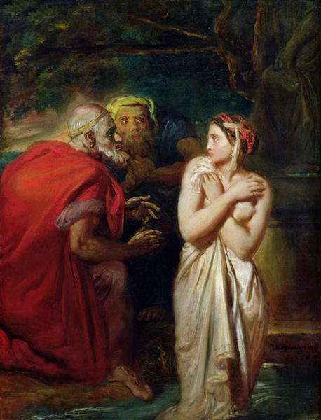 Susanna and the Elders, 1856 by Romanticism