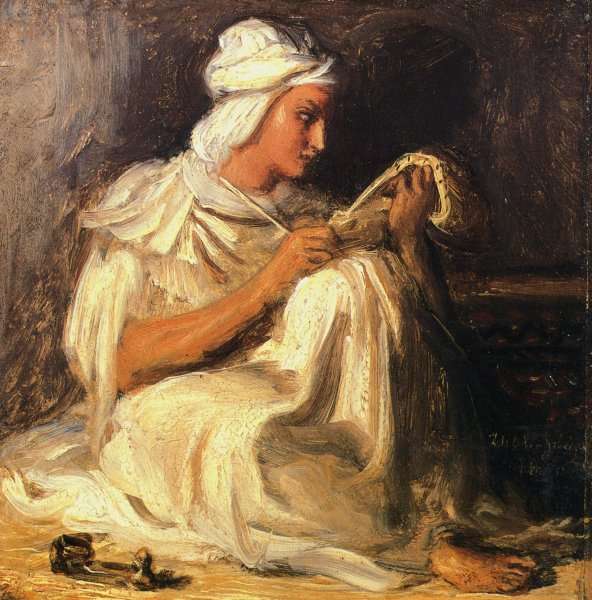 Young Teleb Seated by Romanticism