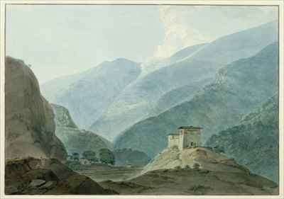 Chukha Casle in Bhutan by Romanticism