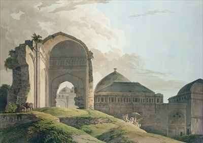 The Ruins of the Palace at Madurai by Romanticism