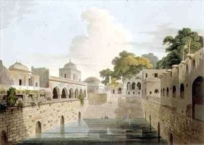 A Baolee near the Old City of Delhi by Romanticism