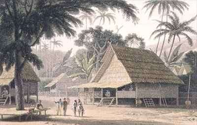A Malaye Village by Romanticism
