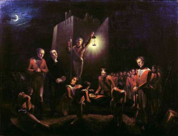 The Burial of Sir John Moore at La Coruna by Romanticism
