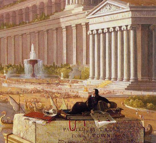 The Architect's Dream (detail) by Romanticism
