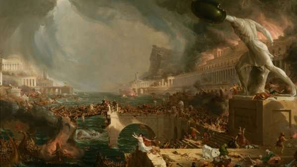 The Course of Empire: Destruction, 1836 by Romanticism