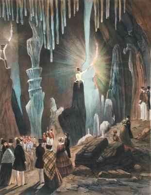 St Michaels Cave Gibraltar by Romanticism