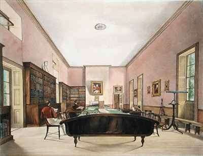The Upper Room of the Gibraltar Garrison Library by Romanticism
