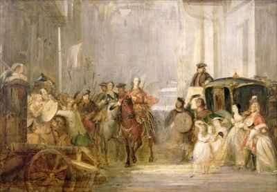 Prince Charles Edward Stuart 1720-88 Entering Edinburgh by Romanticism