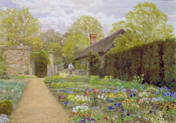 The Pansy Garden Munstead Wood Surrey home of Gertrude Jekyll by Romanticism