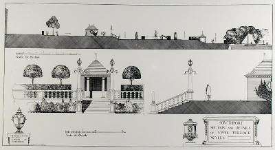 Southport Section and Details of Upper Terrace and Walls by Romanticism