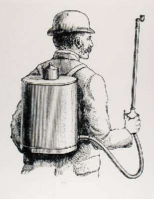 Mr Vermorels Knapsack Pump Eclair from Thomas Mawsons The Art and Craft of Garden Making by Romanticism