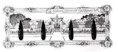 Gates and fences for garden and park from The Art and Craft of Garden Making by Romanticism