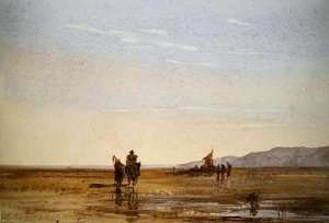 Beach Scene by Romanticism
