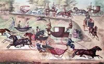 Turn-outs in Central Park by Romanticism