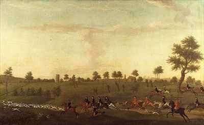 The Hunt in Full Cry by Romanticism