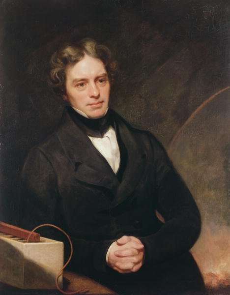 Portrait of Michael Faraday 1791-1867 1841-42 by Romanticism