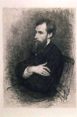 Portrait of Pavel Mikhailovich Tretyakov 1832-98 1894 by Romanticism
