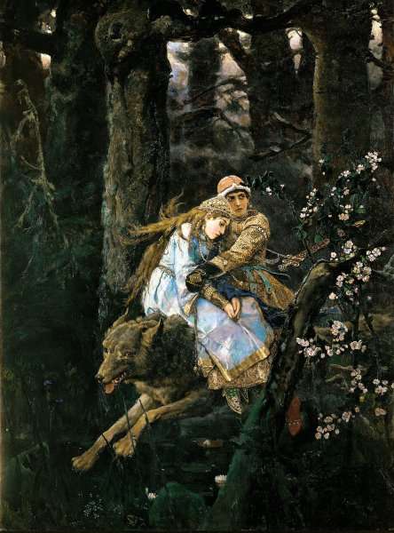 Prince Ivan on the Grey Wolf, 1889 by Romanticism