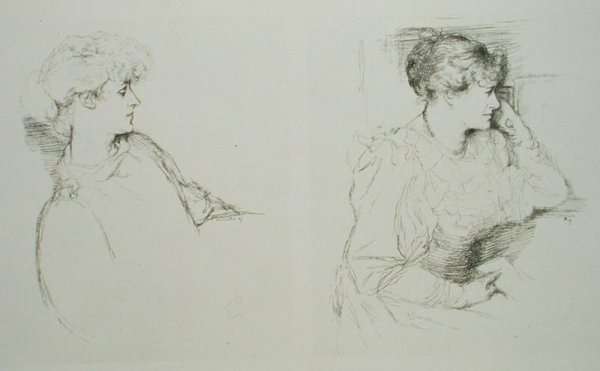 The Duchess of Rutland 1856-1937 left, and Dame Ellen Terry 1848-1928 by Romanticism