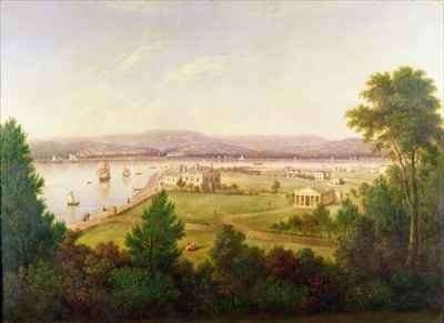 View of Exmouth from the Beacon Walls by Romanticism